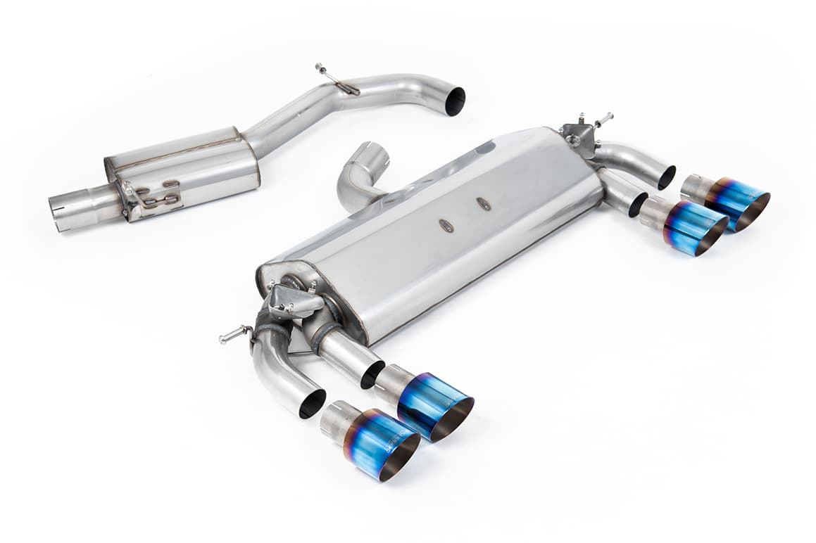 Foto real · cat-back Milltek de Cat-Back Milltek Non-Resonated Race Exhaust